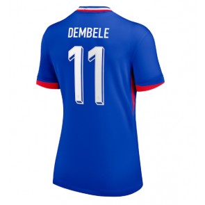 Francie Ousmane Dembele #11 Dámské Domácí Dres ME 2024 Krátký Rukáv